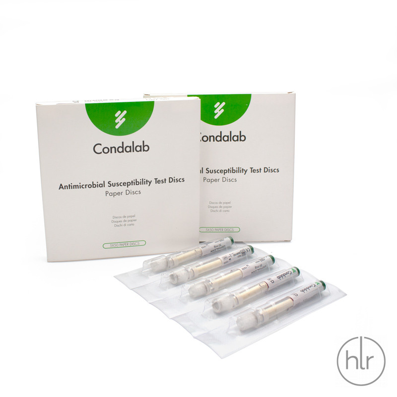 Диски з карбеніциліном 25 мкг Condalab (5 флаконів по 50 дисків)